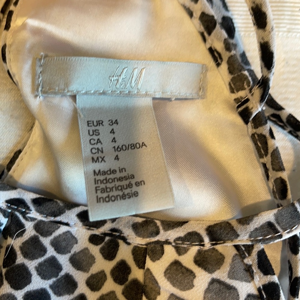 Black and white dress